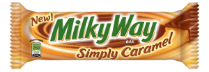 schokoriegel milky way simply caramel