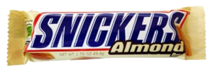 schokoriegel snickers almond